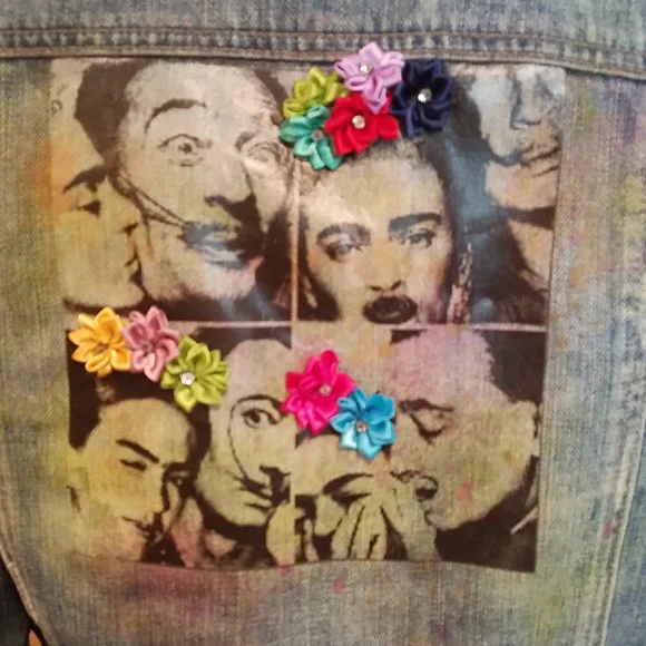 Refashioned jean jacket - Picture 5 of 5